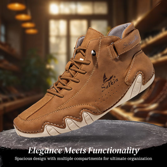 Collerina | Comfortable Orthopedic High Shoes Made of Faux Leather