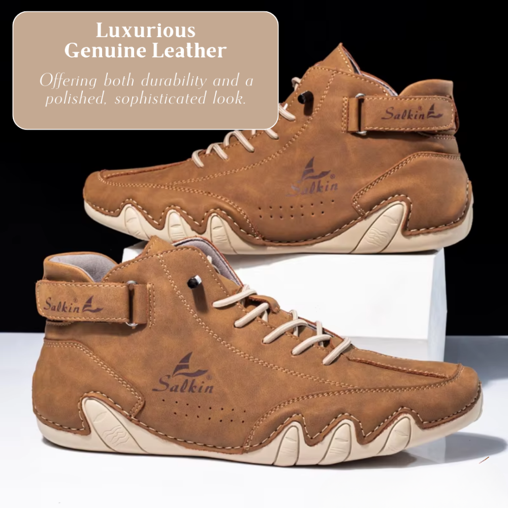 Collerina | Comfortable Orthopedic High Shoes Made of Faux Leather