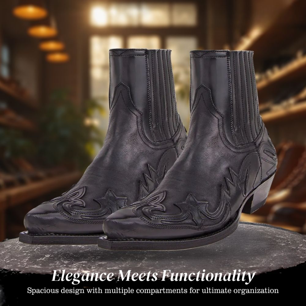 Brian | Classic Low Cut Cowboy Boots
