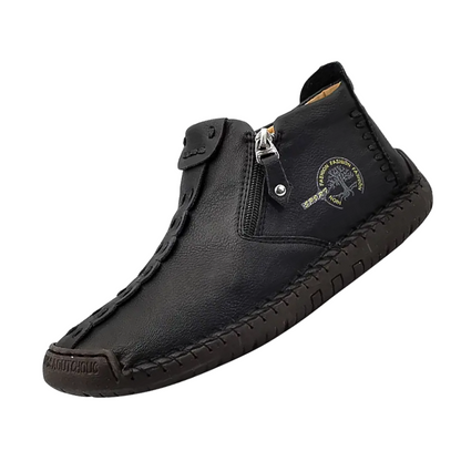 Logan | Classic Men's Leather Ankle Shoes