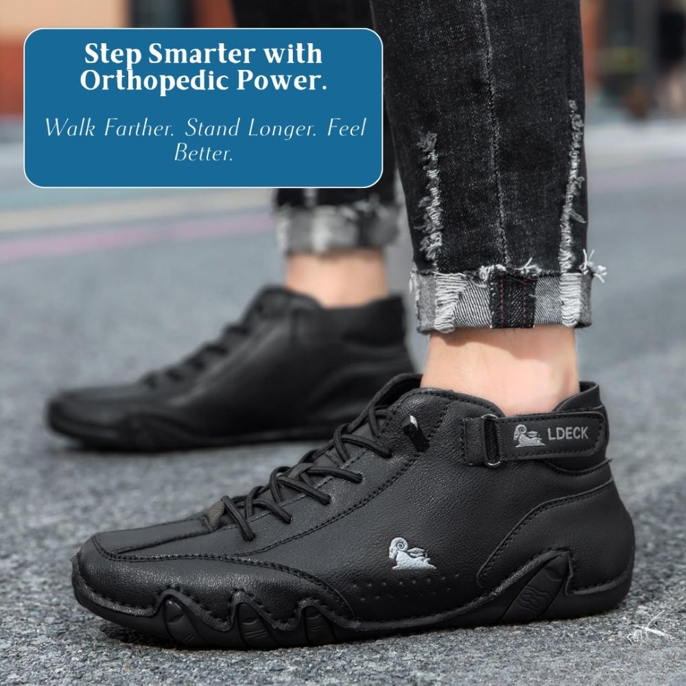 Darren | Men's High Top Orthopedic Casual Shoes