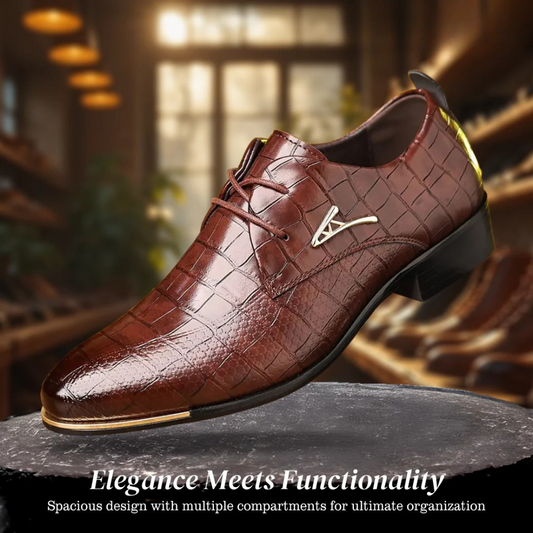 Flynn | Oxford PU Leather For Men