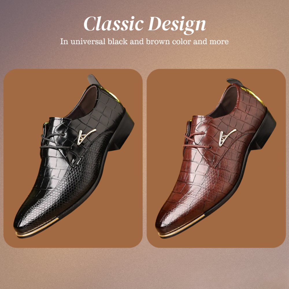 Flynn | Oxford PU Leather For Men