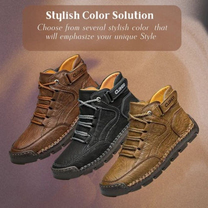 Darwin | Men's PU Leather Orthopedic Hiking Shoes
