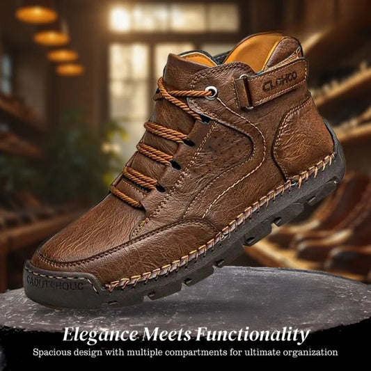 Darwin | Men's PU Leather Orthopedic Hiking Shoes